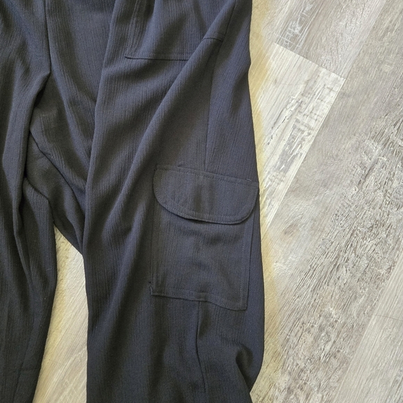 Maggie Barnes Convertible Pants Capris Women's Size 1X Dark Black Lightweight - Picture 7 of 12